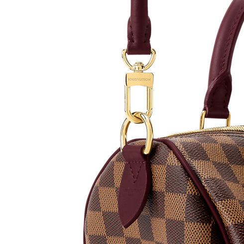 Women - Low Key Speedy 25 Soft Bag Damier Ebene Canvas Women Handbags Handbags | LOUIS VUITTON (Product zoom)