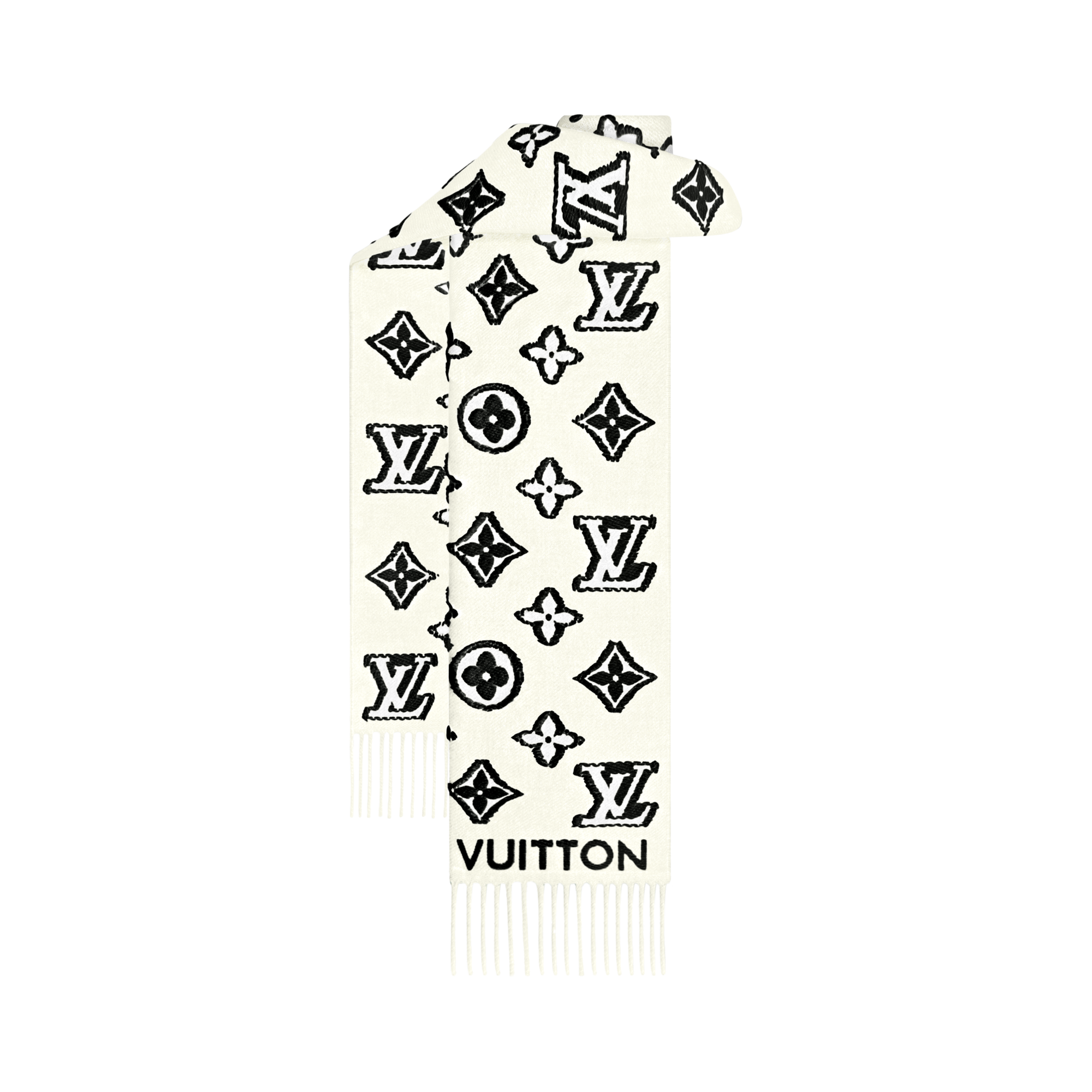 Women - LV 3D Scarf S00 Women Accessories Scarves | LOUIS VUITTON (Product zoom)