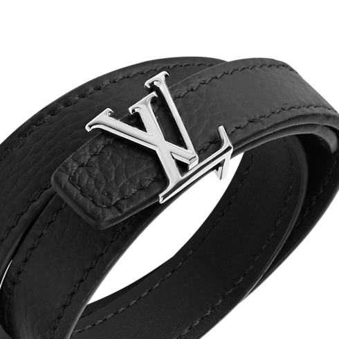 LV Atelier Leather Bracelet detail view