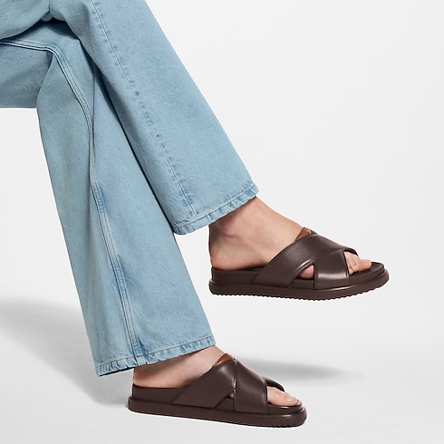 Men - LV Atlas Mules Men Shoes Sandals | LOUIS VUITTON (Product zoom)