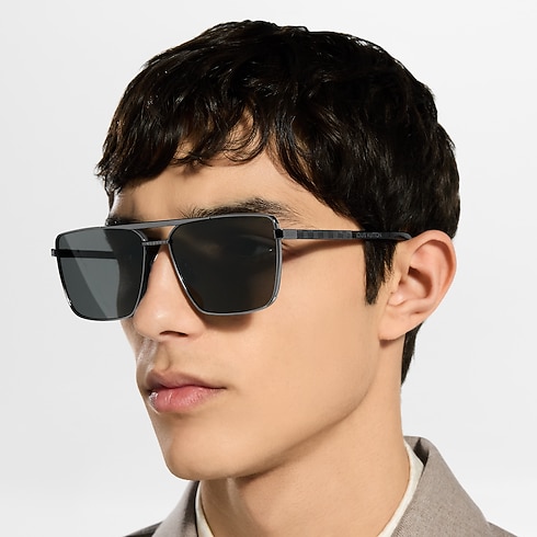 Men - LV Attitude Square Sunglasses S00 Men Accessories Eyewear | LOUIS VUITTON (Product zoom)