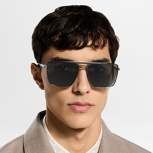 Men - LV Attitude Square Sunglasses S00 Men Accessories Eyewear | LOUIS VUITTON (Product zoom)