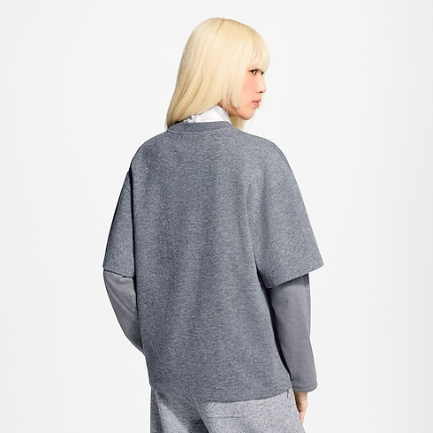 Women - LV Bijoux Layered Sleeved Top Women Ready-to-Wear T-shirts and Sweatshirts | LOUIS VUITTON (Product zoom)