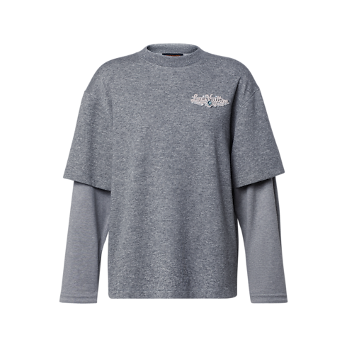 Women - LV Bijoux Layered Sleeved Top Women Ready-to-Wear T-shirts and Sweatshirts | LOUIS VUITTON (Product zoom)