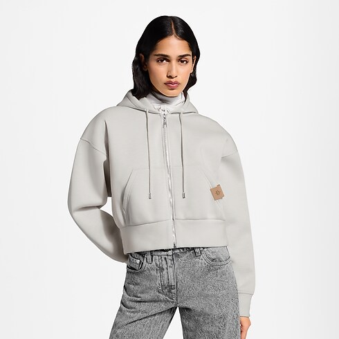 Women - LV Bijoux Zip-Up Hoodie Women Ready-to-Wear T-shirts and Sweatshirts | LOUIS VUITTON (Product zoom)