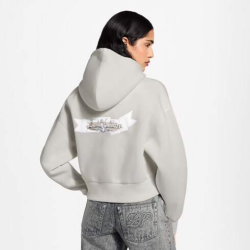 Women - LV Bijoux Zip-Up Hoodie Women Ready-to-Wear T-shirts and Sweatshirts | LOUIS VUITTON (Product zoom)