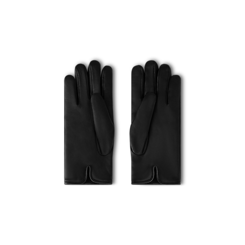 Men - LV Blason Gloves S00 Men Accessories Hats, Beanies and Gloves | LOUIS VUITTON (Product zoom)