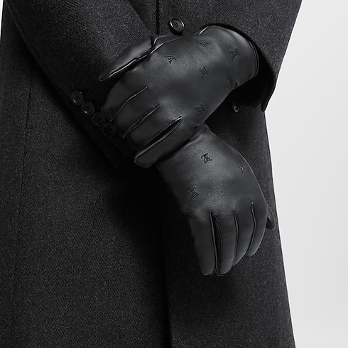 Men - LV Blason Gloves S00 Men Accessories Hats, Beanies and Gloves | LOUIS VUITTON (Product zoom)