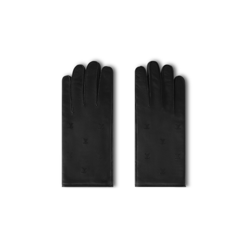 Men - LV Blason Gloves S00 Men Accessories Hats, Beanies and Gloves | LOUIS VUITTON (Product zoom)