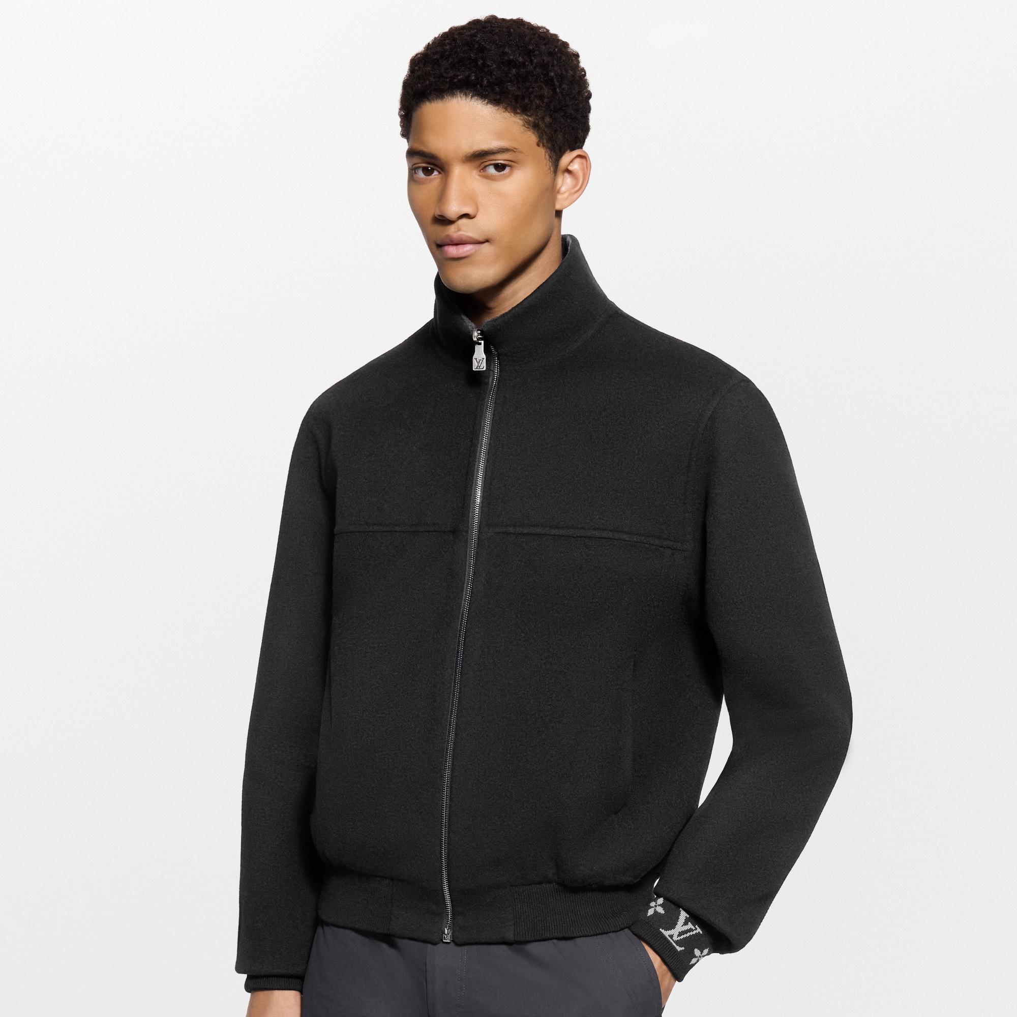 Men - LV Blason Reversible Double Face Blouson  Men Ready-to-Wear Outerwear and Coats | LOUIS VUITTON (Product zoom)