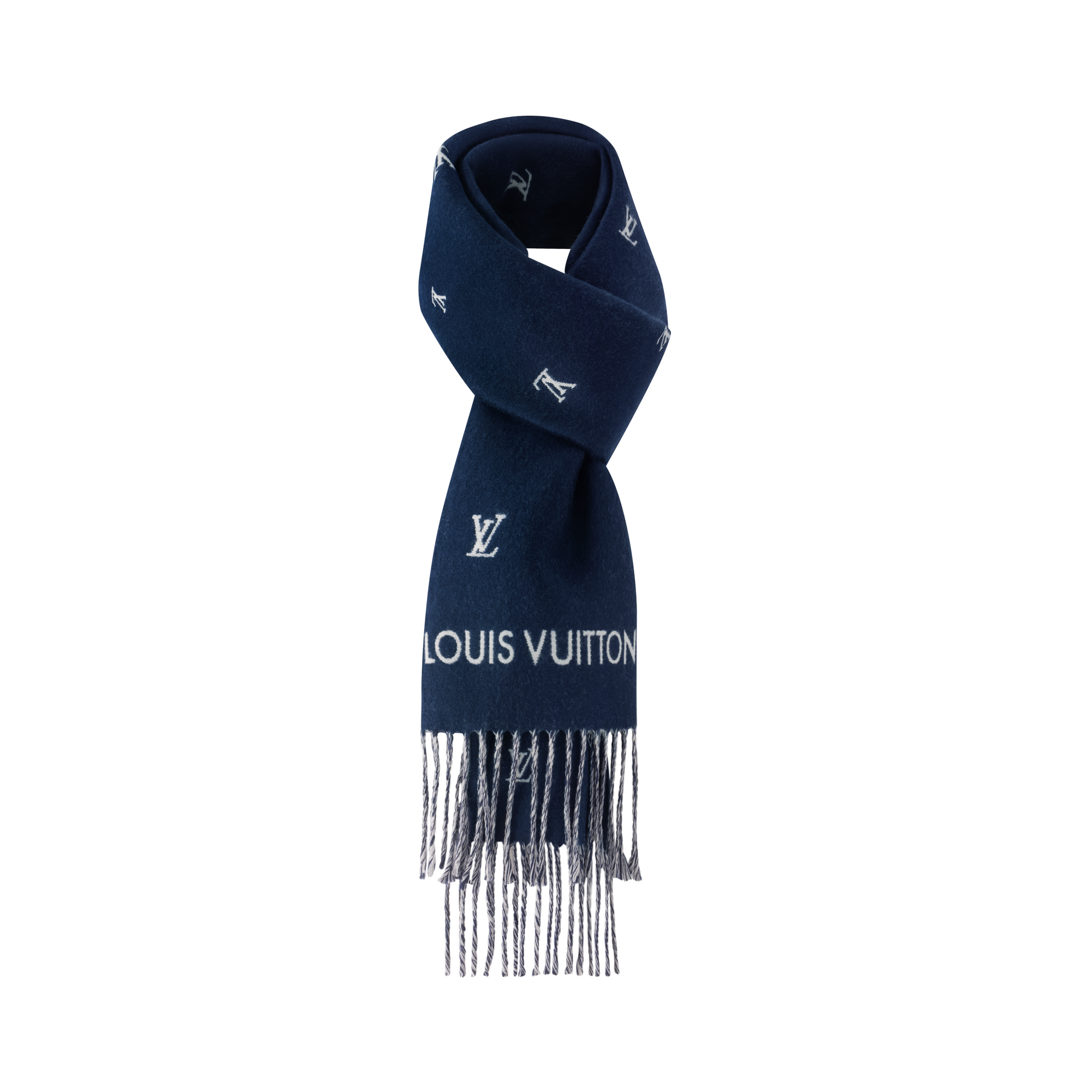 Men - LV Blason Scarf S00 Men Accessories Scarves | LOUIS VUITTON (Product zoom)