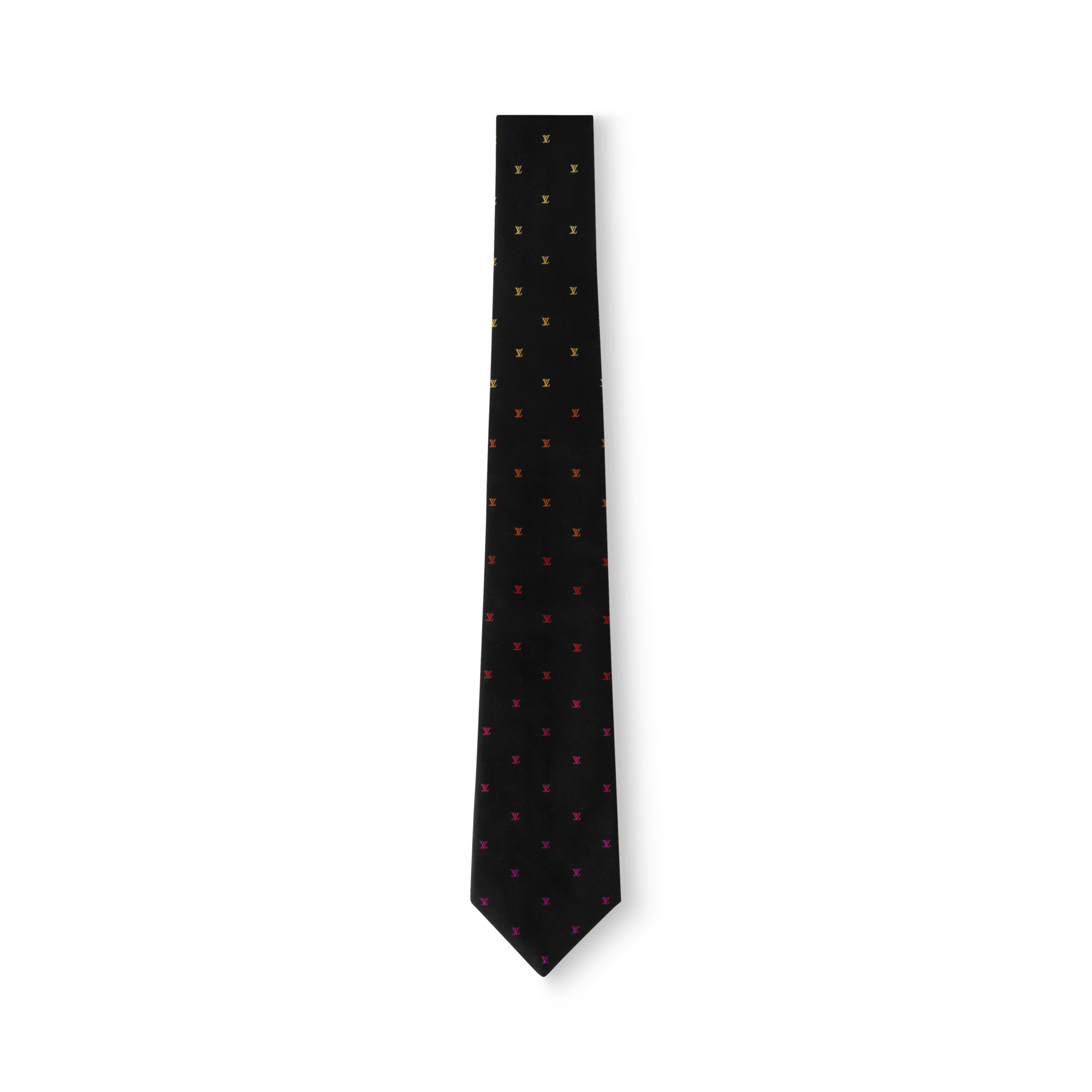 Men - LV Blason Shading Tie S00 Men Accessories Ties and Pocket Squares | LOUIS VUITTON (Product zoom)