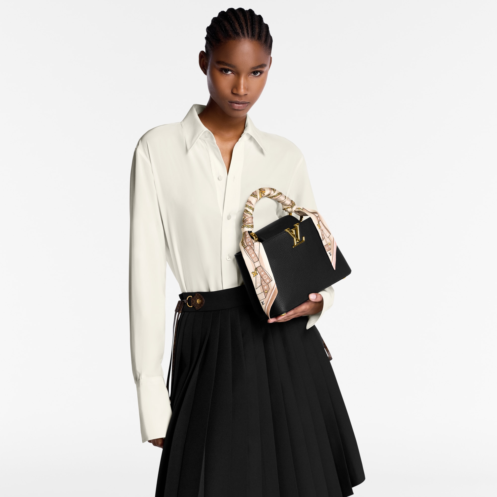 Women - LV Bow BB Bandeau S00 Women Accessories Silk Squares and Bandeaux | LOUIS VUITTON (Product zoom)