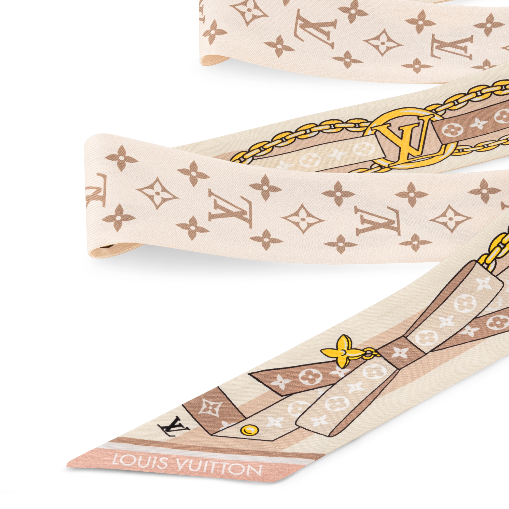 Women - LV Bow BB Bandeau S00 Women Accessories Silk Squares and Bandeaux | LOUIS VUITTON (Product zoom)