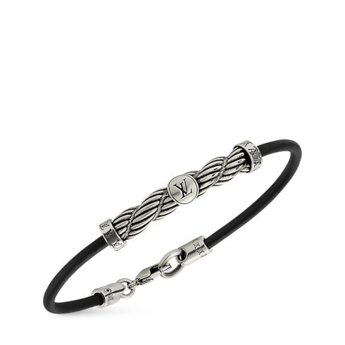 Men - LV Braids Leather Bracelet Other Leathers Men Accessories All Accessories | LOUIS VUITTON (Product zoom)