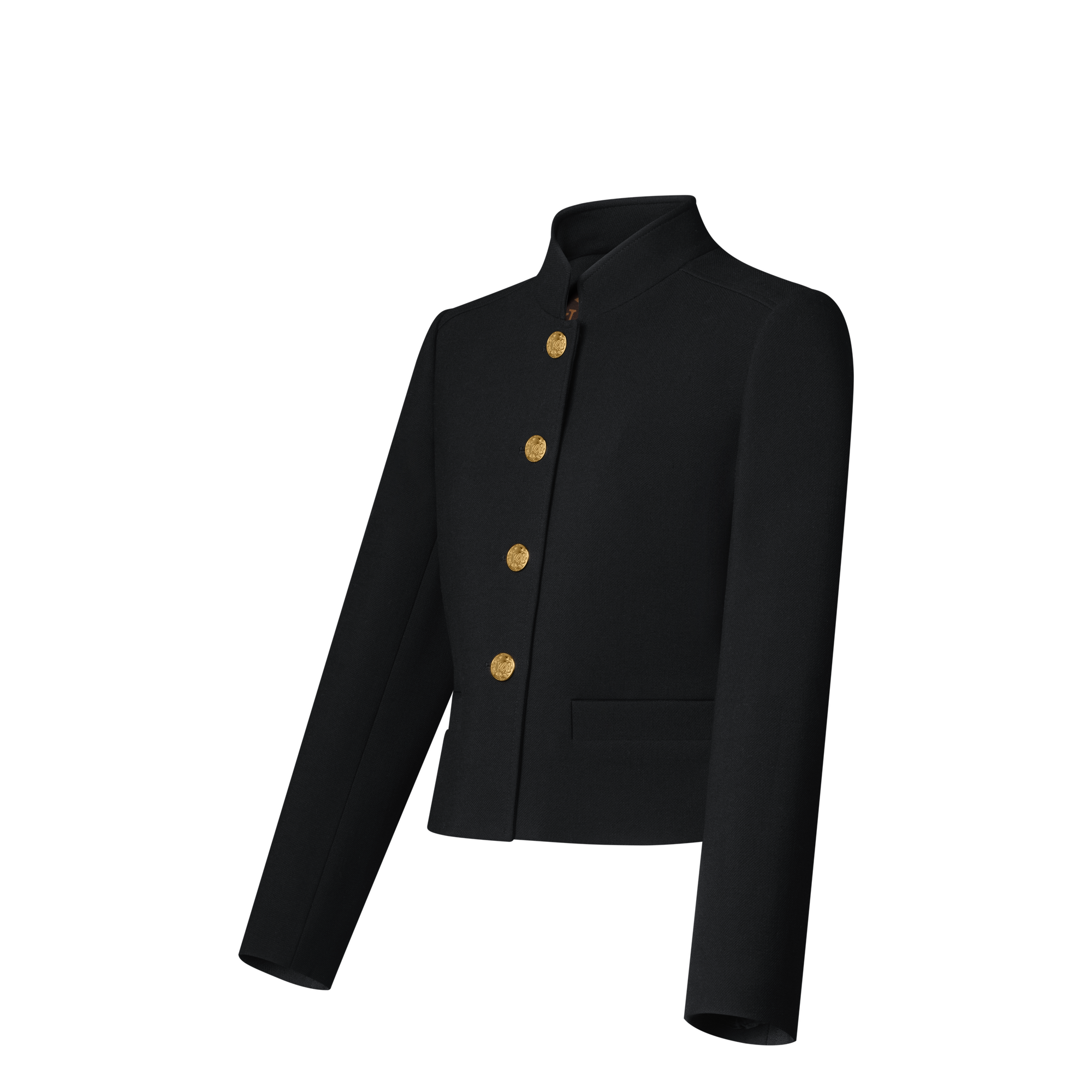 Women - LV Button Officer Jacket  Women Ready-to-Wear Coats and Jackets | LOUIS VUITTON (Product zoom)