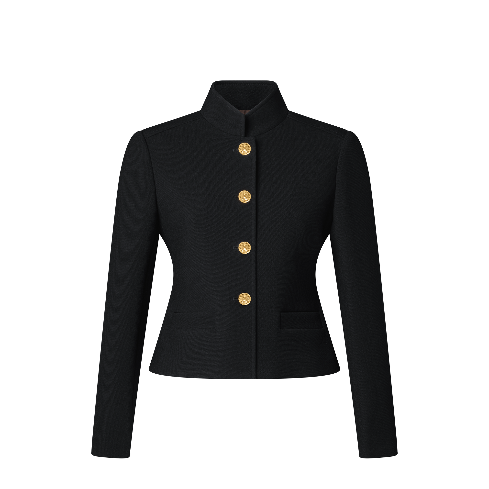 Women - LV Button Officer Jacket  Women Ready-to-Wear Coats and Jackets | LOUIS VUITTON (Product zoom)