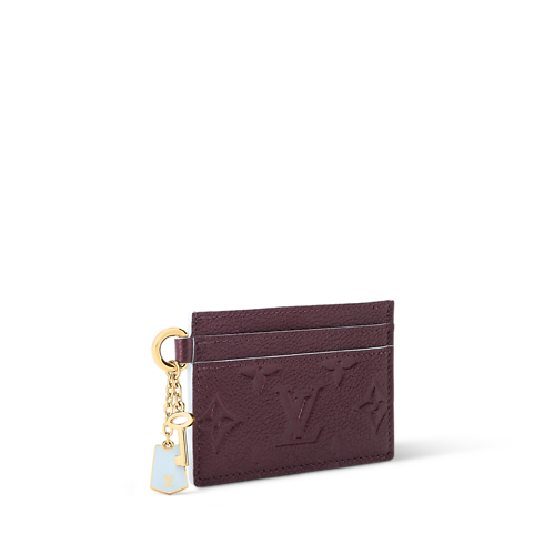 LV Charms Card Holder side view