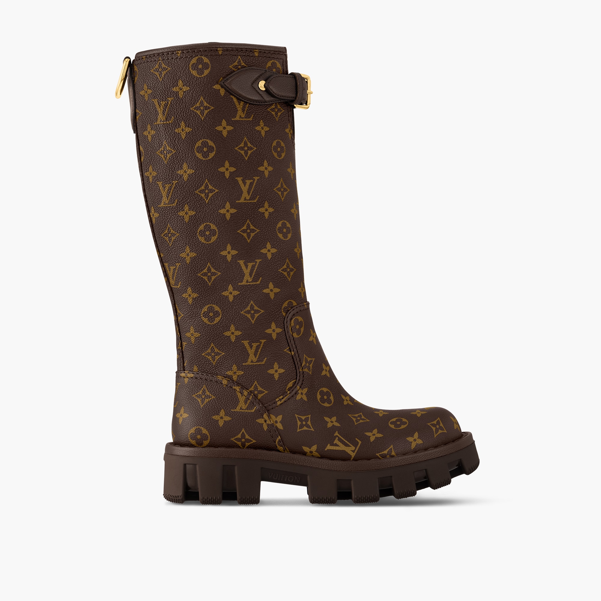 LV Checker High Boots