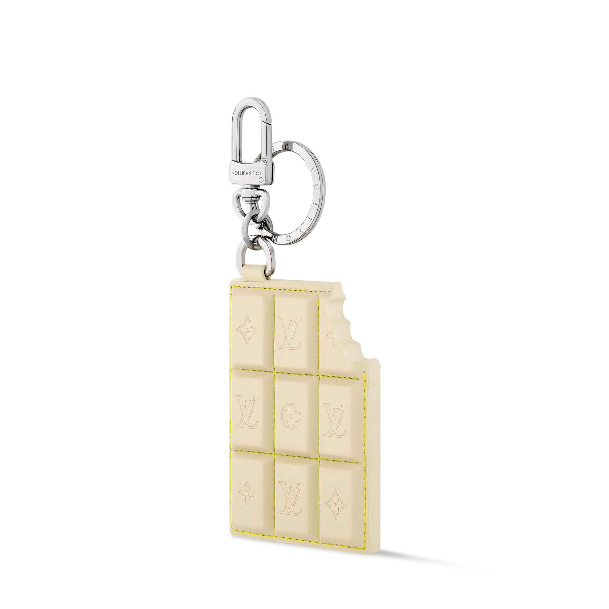 Men - LV Chocolate Bar Key Holder and Bag Charm S00 Men Accessories Bag Charms and Keyholders | LOUIS VUITTON (Product zoom)