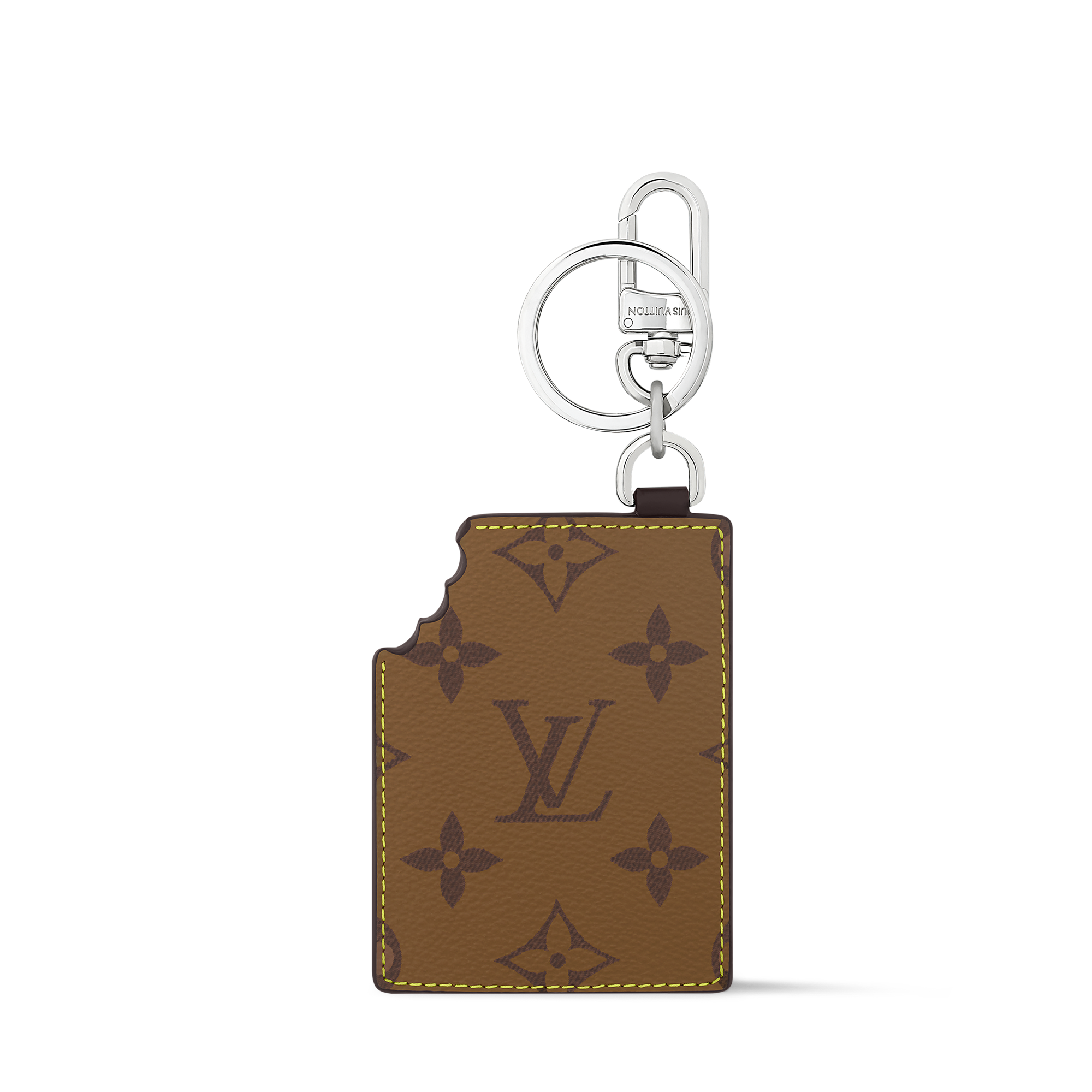 Men - LV Chocolate Bar Key Holder and Bag Charm S00 Men Accessories Bag Charms and Keyholders | LOUIS VUITTON (Product zoom)