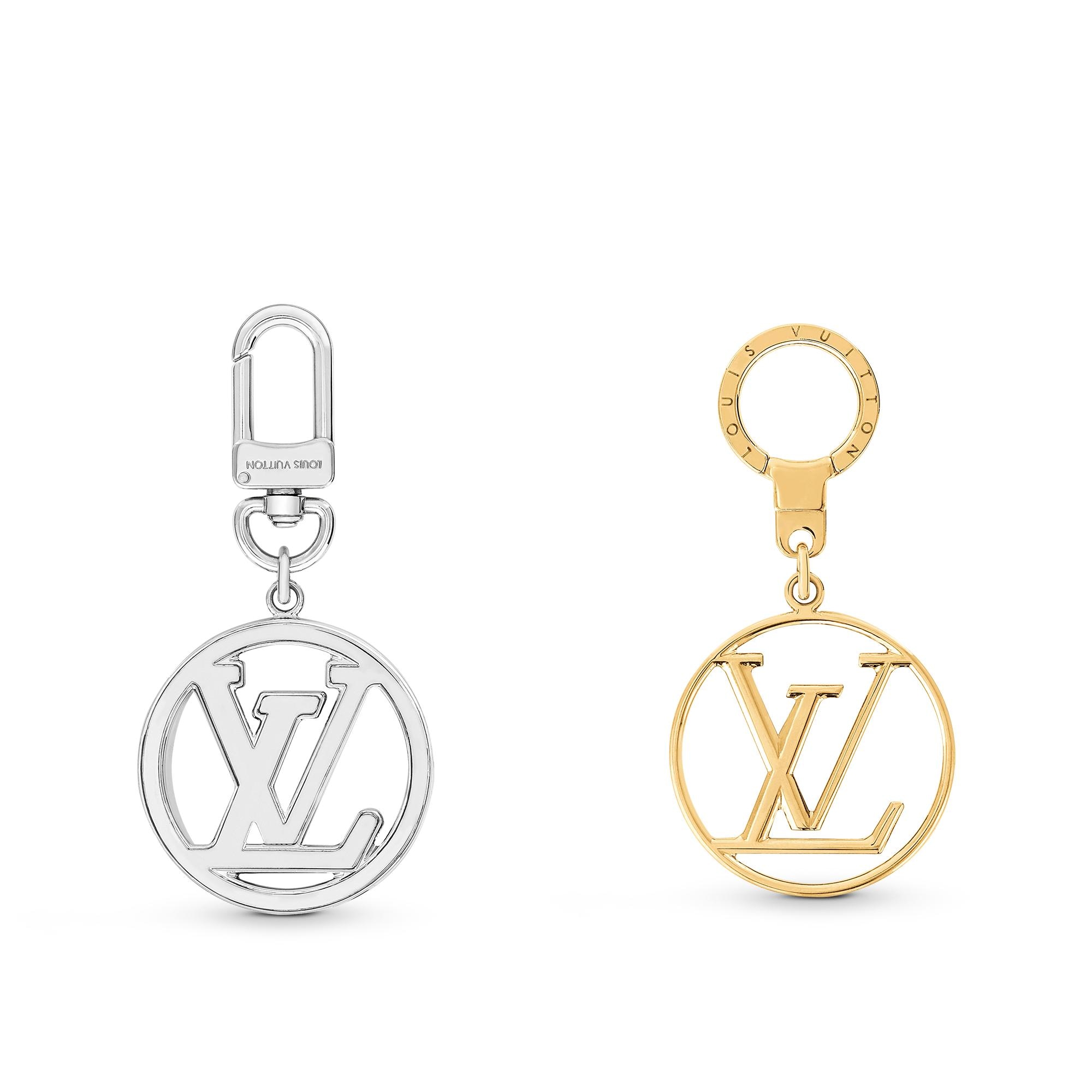 lv circle bag charm & key holder