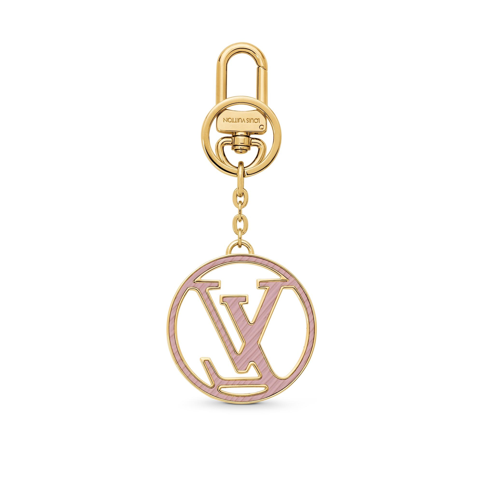 lv circle bag charm & key holder