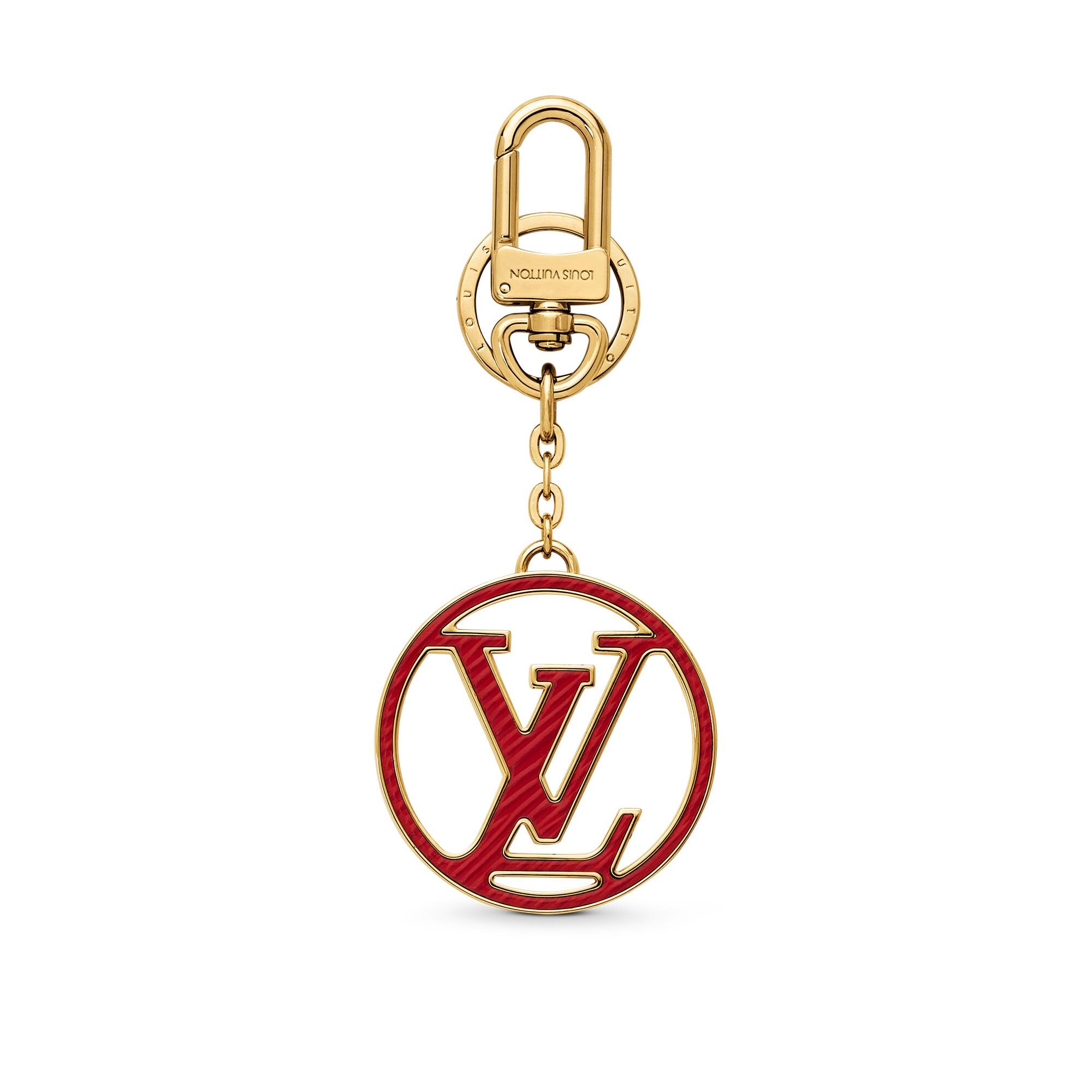 lv circle bag charm & key holder