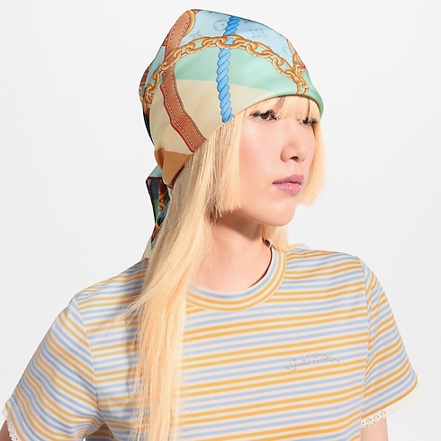 Women - LV Classic Strap Square 90 S00 Women Accessories Silk Squares and Bandeaux | LOUIS VUITTON (Product zoom)