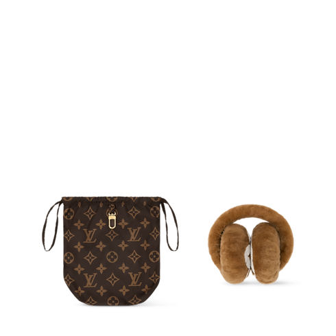 Women - LV Cloud Medaillon Earmuffs S00 Women Accessories Hair Accessories | LOUIS VUITTON (Product zoom)
