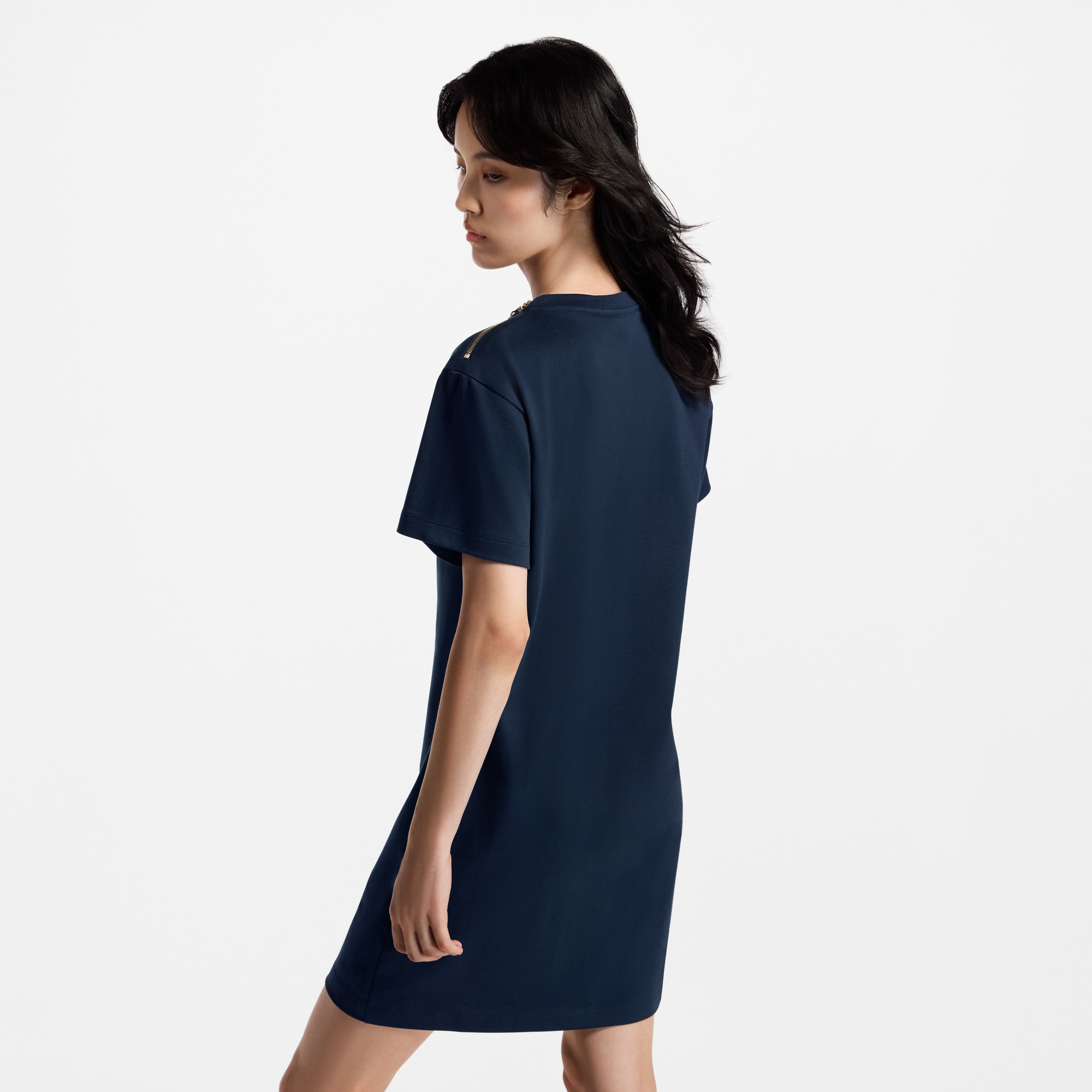Women - LV Crest T-Shirt Dress  Women Ready-to-Wear Dresses | LOUIS VUITTON (Product zoom)