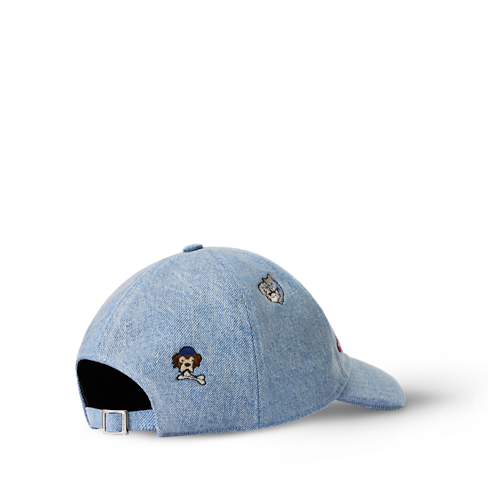 Men - LV Denim Pets Cap S00 Men Accessories Hats, Beanies and Gloves | LOUIS VUITTON (Product zoom)