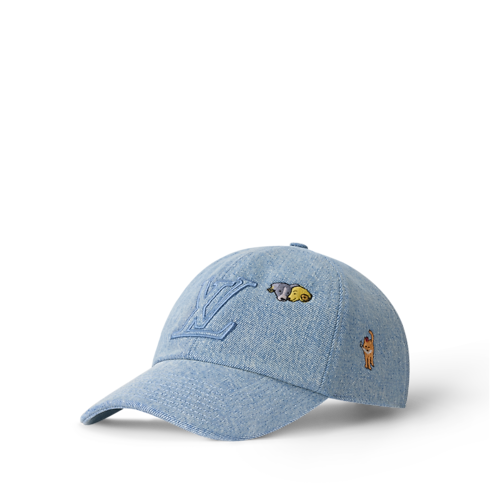Men - LV Denim Pets Cap S00 Men Accessories Hats, Beanies and Gloves | LOUIS VUITTON (Product zoom)