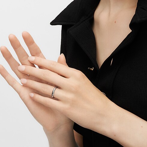 Jewellery - LV Diamonds 3MM Wedding Band, Platinum Jewellery Categories Wedding Bands | LOUIS VUITTON (Product zoom)