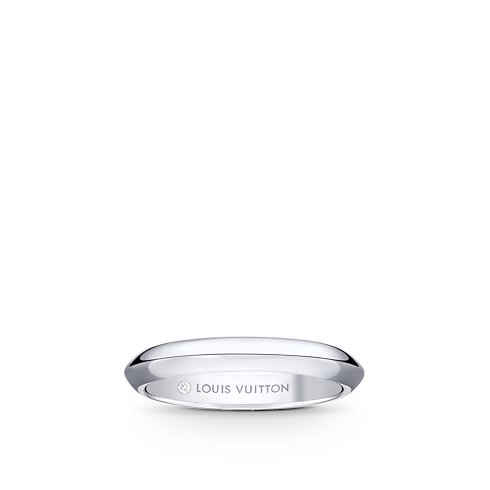 Jewellery - LV Diamonds 3MM Wedding Band, Platinum Jewellery Categories Wedding Bands | LOUIS VUITTON (Product zoom)