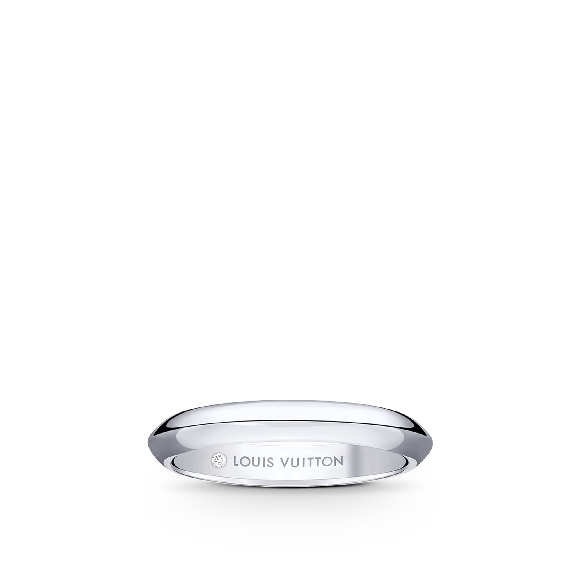 Jewellery - LV Diamonds 3MM Wedding Band, Platinum  Jewellery Categories Wedding Bands | LOUIS VUITTON (Product zoom)