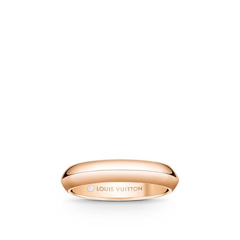 Jewellery - LV Diamonds 4MM Wedding Band, Pink Gold Jewellery Categories Wedding Bands | LOUIS VUITTON (Product zoom)