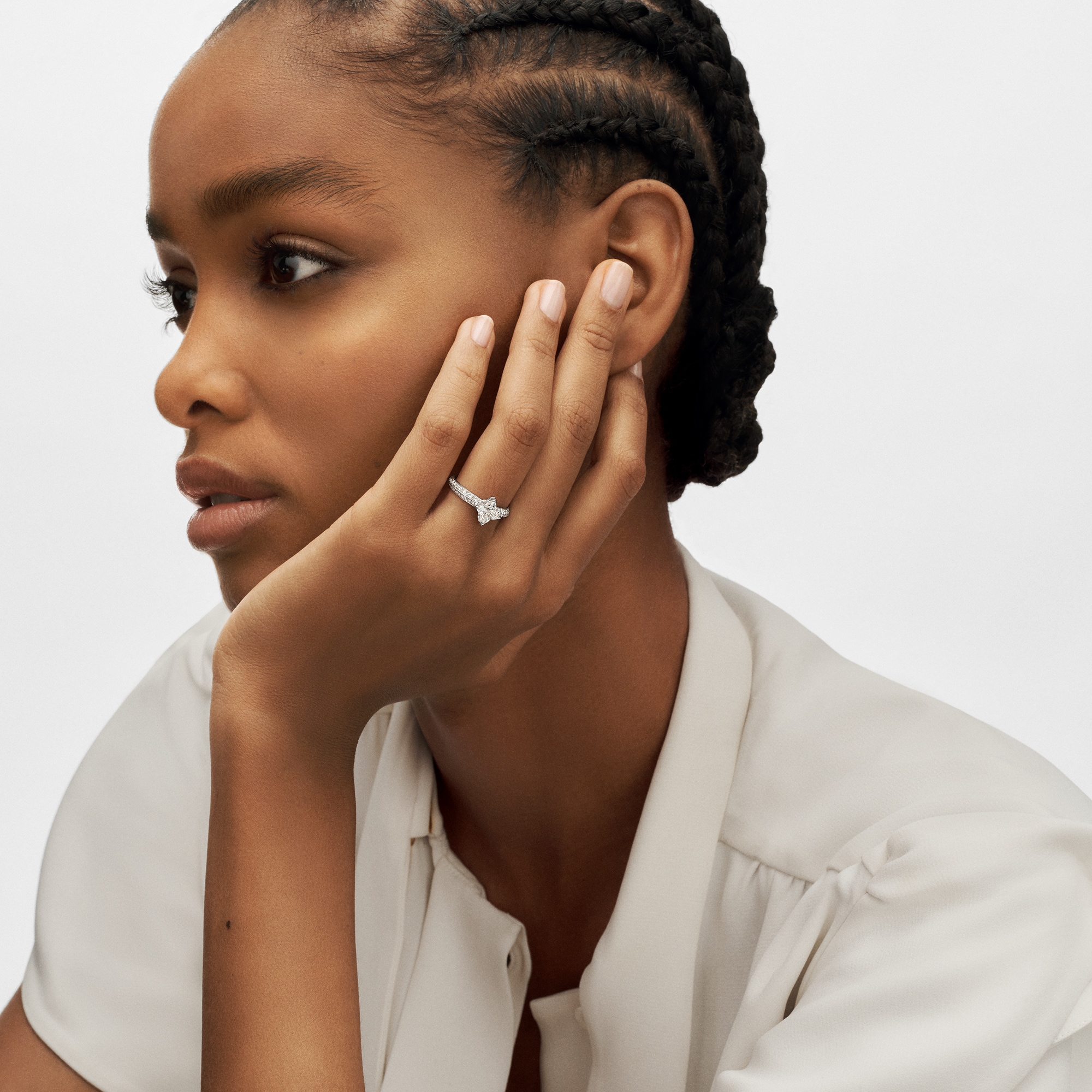 Jewellery - LV Diamonds Pavé Solitaire, LV Monogram Star Cut  Jewellery Collections LV Diamonds | LOUIS VUITTON (Product zoom)