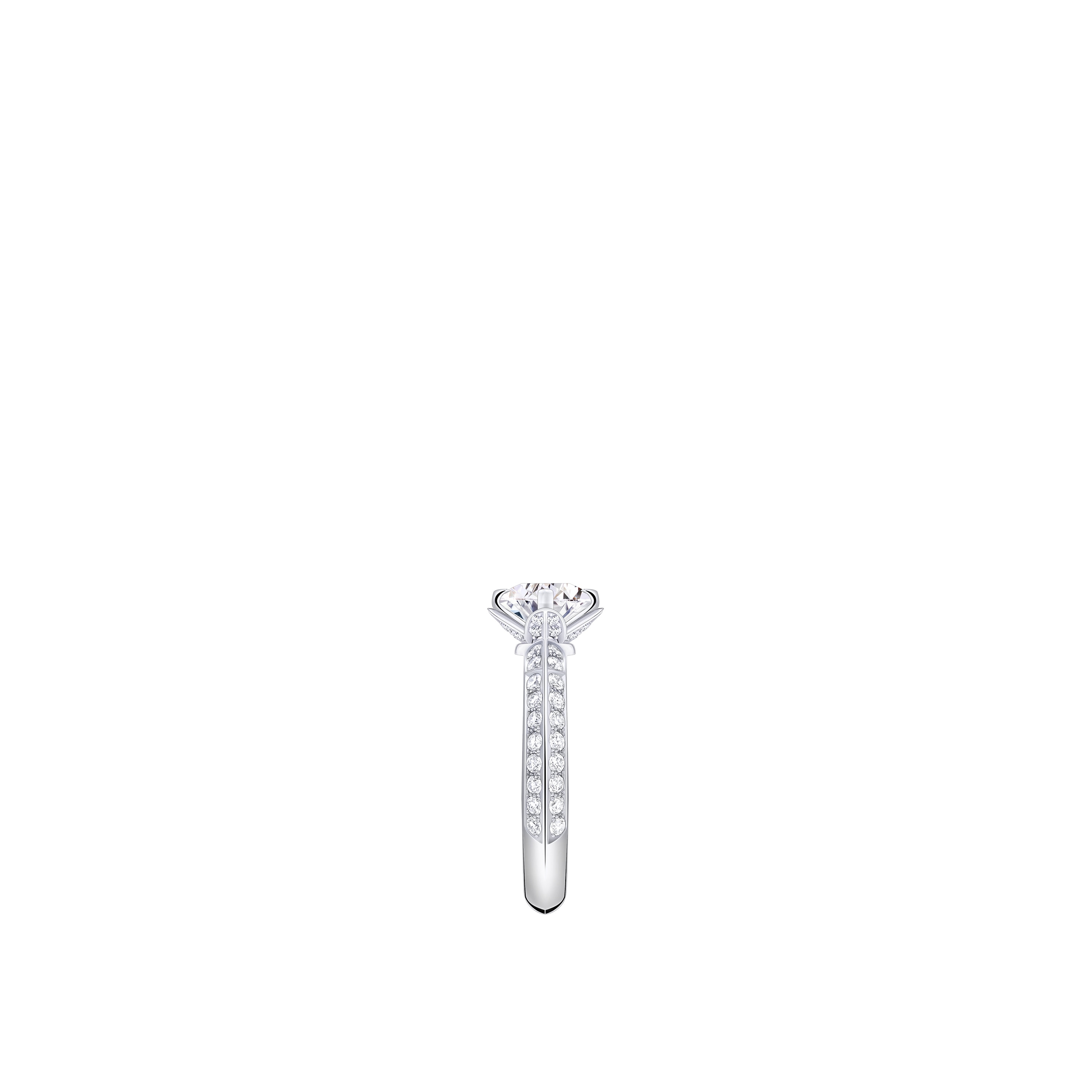 Jewellery - LV Diamonds Pavé Solitaire, Round Brilliant Cut  Jewellery Collections LV Diamonds | LOUIS VUITTON (Product zoom)