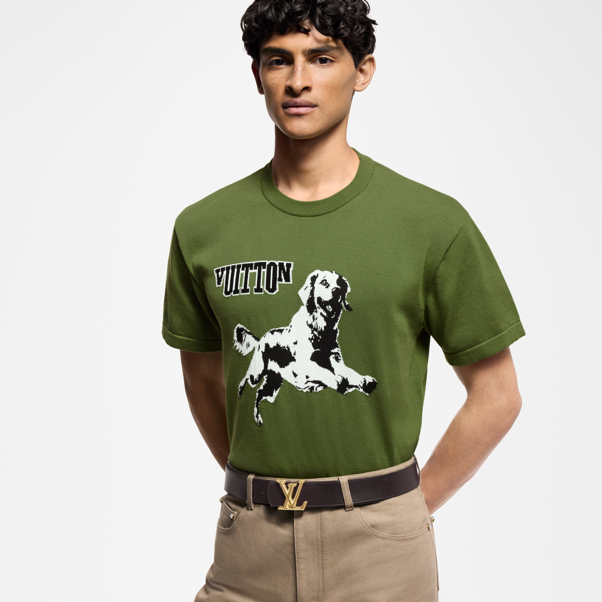 Men - LV Dimension 40MM Reversible Belt Damier Graphite Canvas Men Accessories Belts | LOUIS VUITTON (Product zoom)