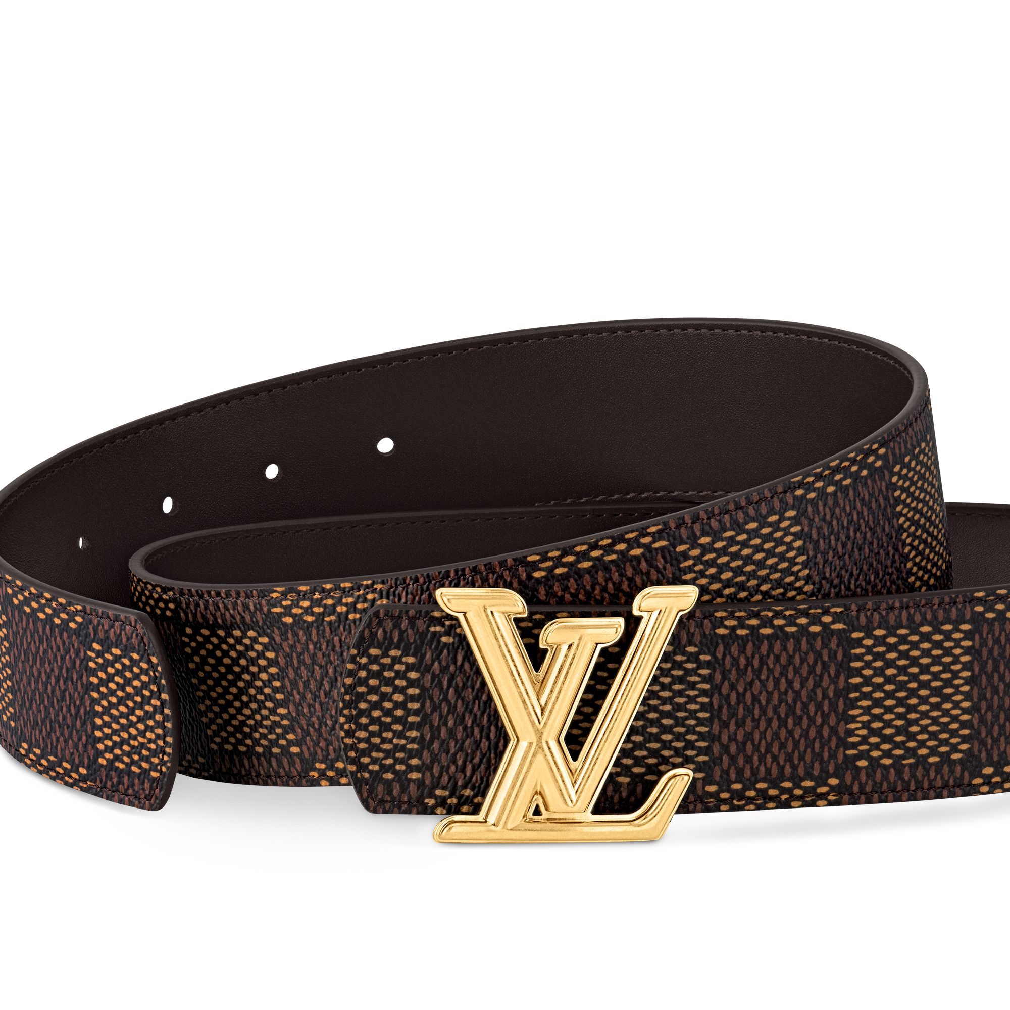 Men - LV Dimension 40MM Reversible Belt Damier Graphite Canvas Men Accessories Belts | LOUIS VUITTON (Product zoom)