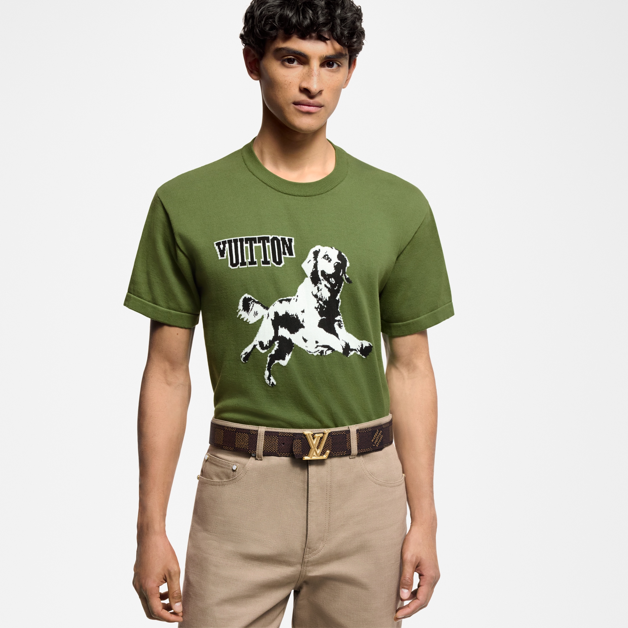 Men - LV Dimension 40MM Reversible Belt Damier Graphite Canvas Men Accessories Belts | LOUIS VUITTON (Product zoom)