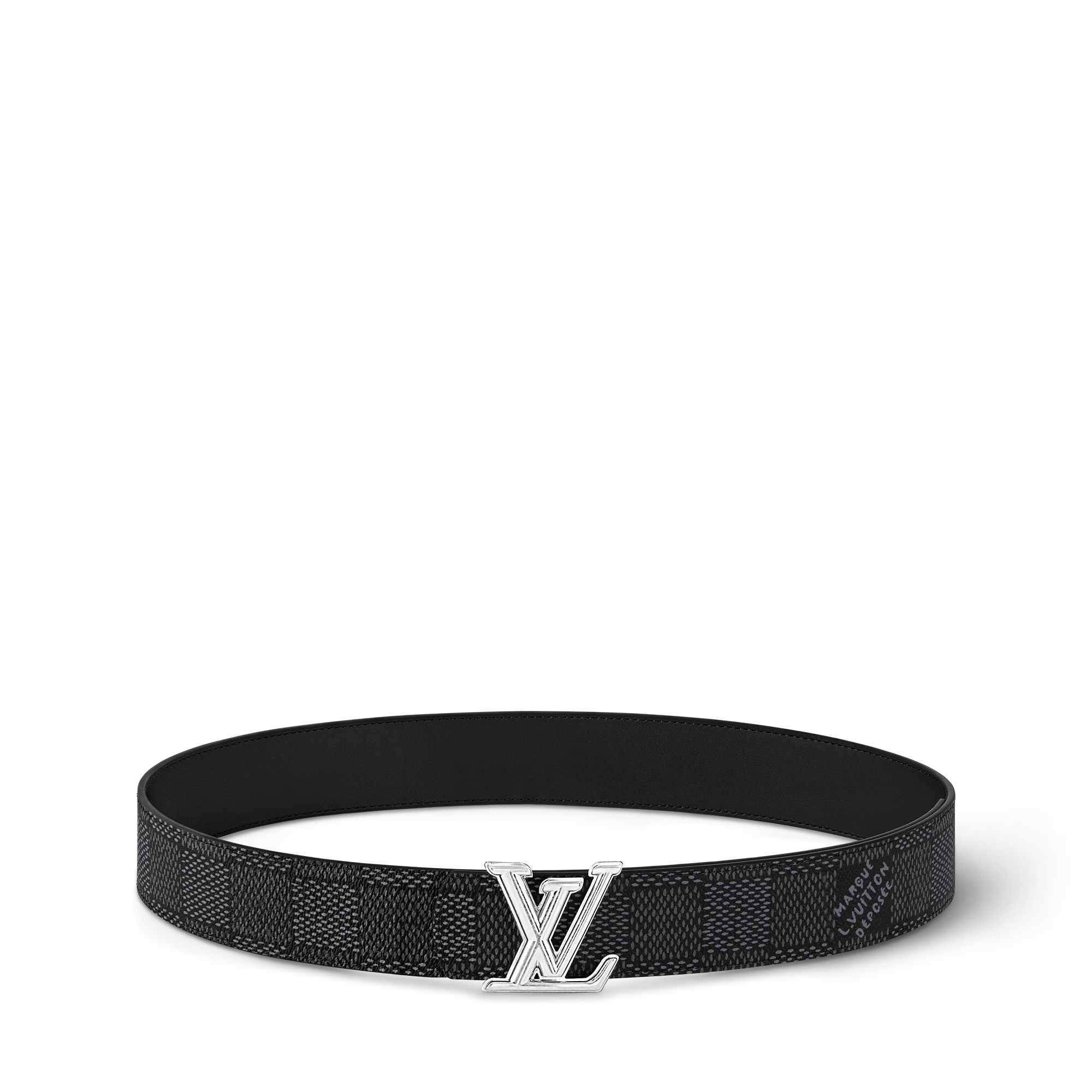 Men - LV Dimension 40MM Reversible Belt Damier Graphite Canvas Men Accessories Belts | LOUIS VUITTON (Product zoom)