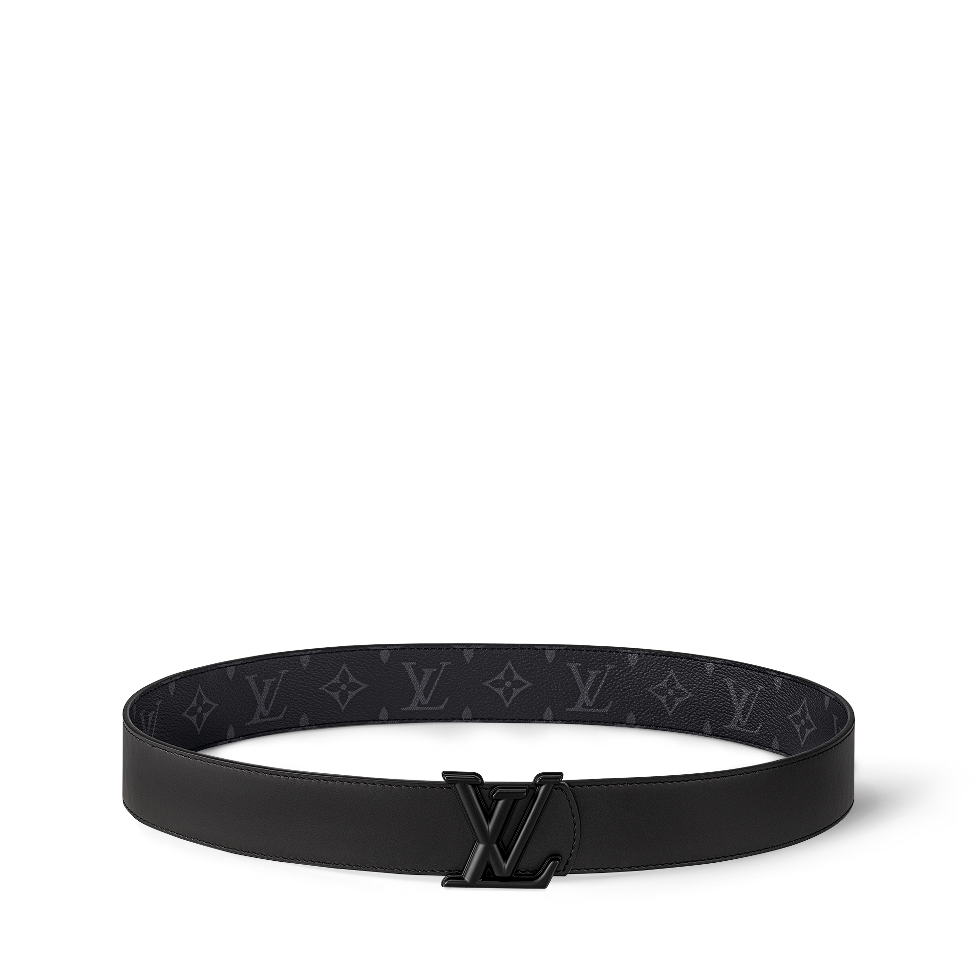 Men - LV Dimension 40MM Reversible Belt Monogram Eclipse Canvas Men Accessories Belts | LOUIS VUITTON (Product zoom)