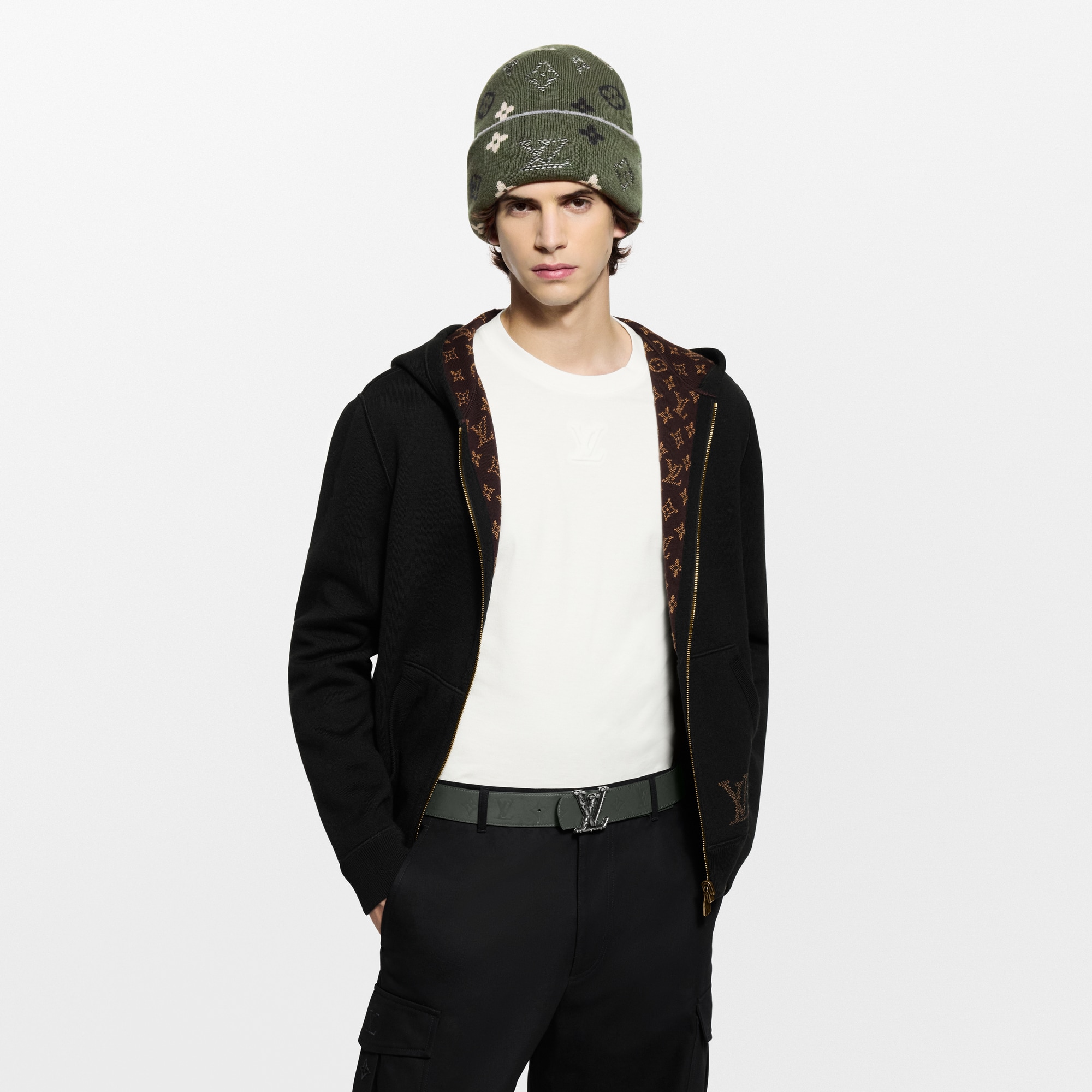 Men - LV Dimension Drift 40MM Reversible Belt  Men Accessories Belts | LOUIS VUITTON (Product zoom)