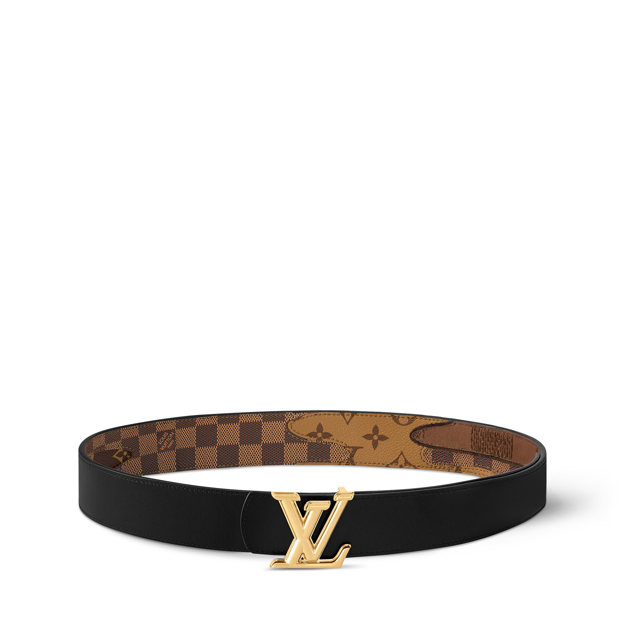 Men - LV Dimension Monogram Landscape 40MM Reversible Belt  Men Accessories Belts | LOUIS VUITTON (Product zoom)