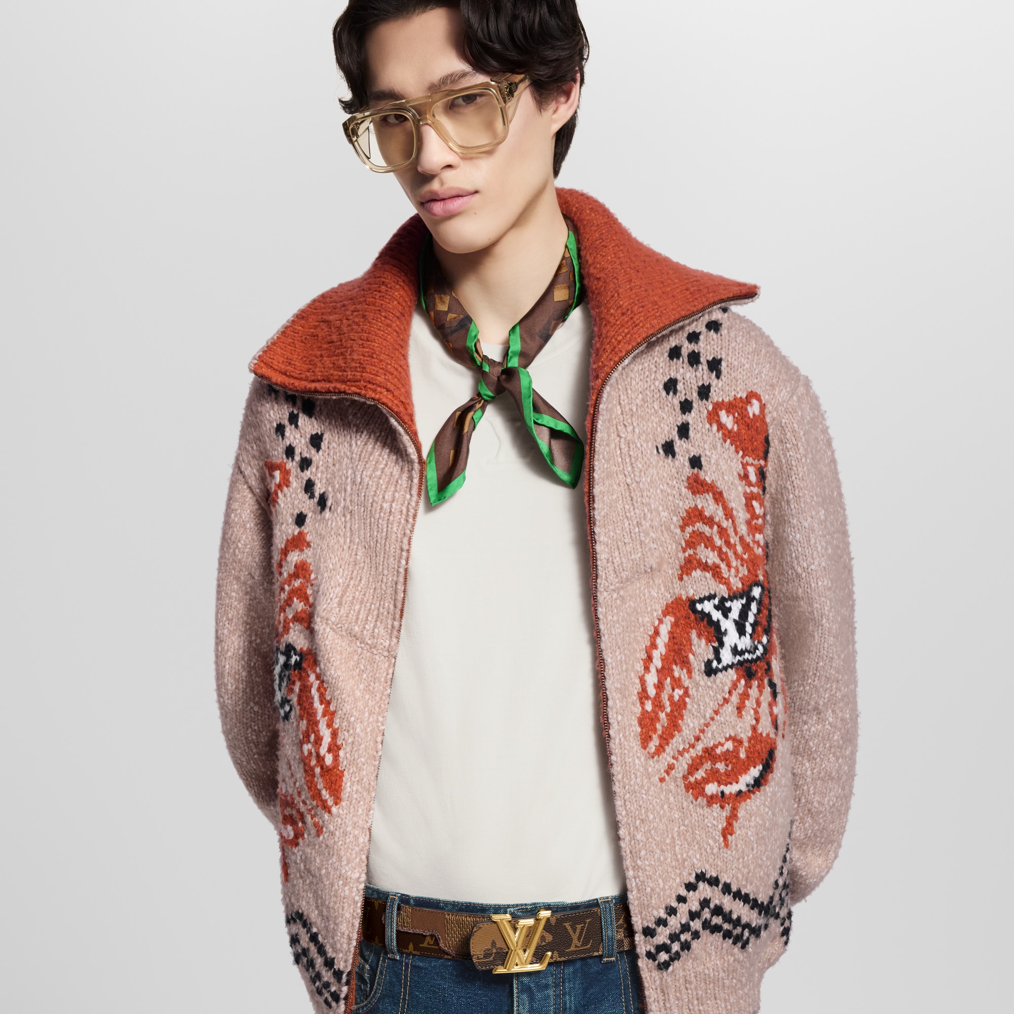 Men - LV Dimension Monogram Landscape 40MM Reversible Belt  Men Accessories Belts | LOUIS VUITTON (Product zoom)