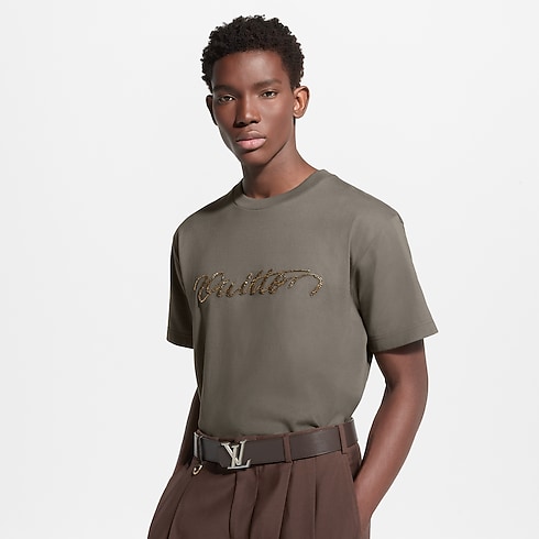 Men - LV Dimension Monogram Surplus Jacquard 40MM Belt G77 Men Accessories Belts | LOUIS VUITTON (Product zoom)