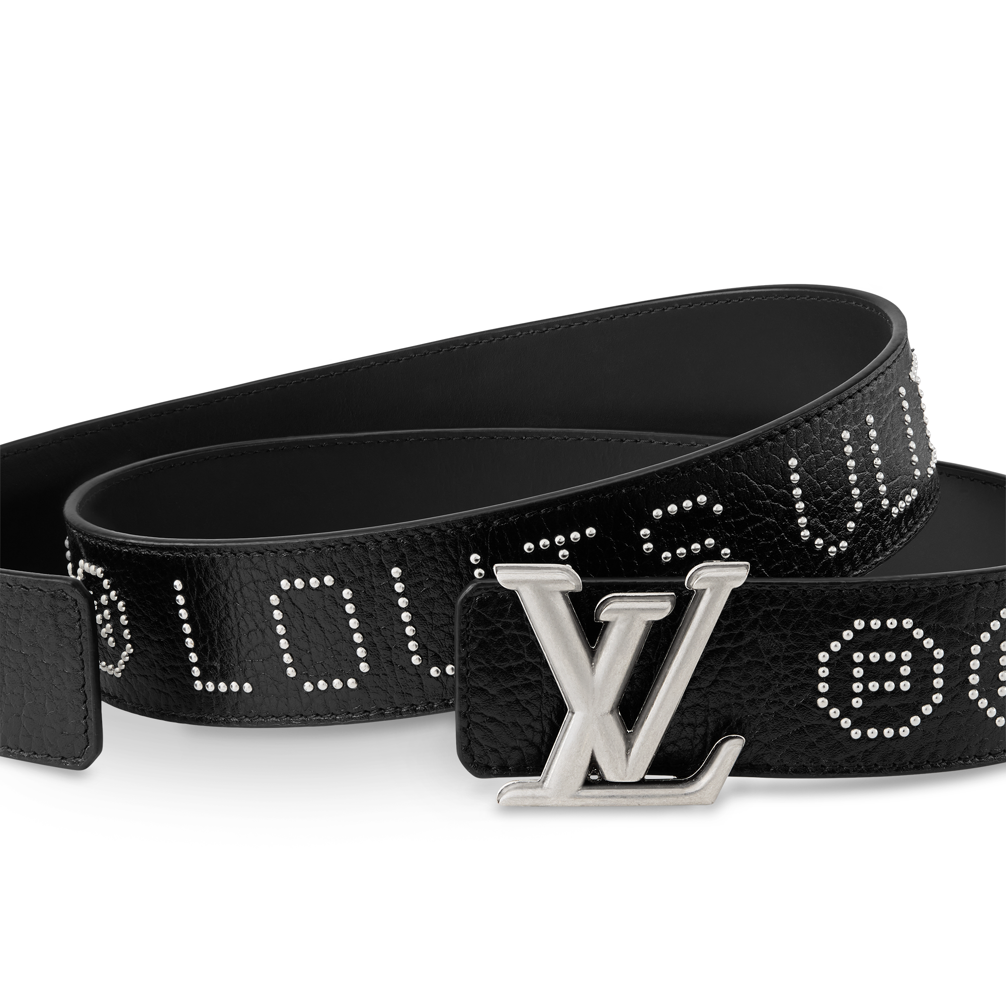Men - LV Dimension Rockabilly Studs 40MM Reversible Belt  Men Accessories Belts | LOUIS VUITTON (Product zoom)