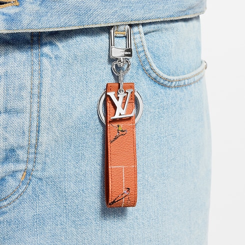 Men - LV Dragonne Sport Key Holder and Bag Charm S00 Men Accessories Bag Charms and Keyholders | LOUIS VUITTON (Product zoom)